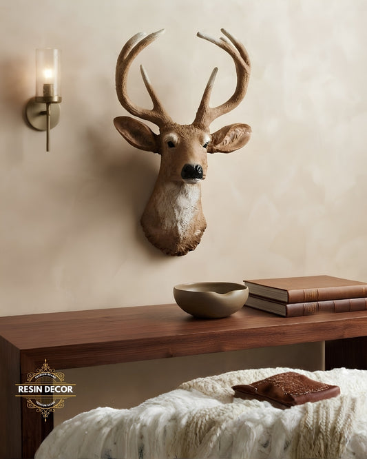 Deer Head Wall Mount - Large Rustic Home Decor