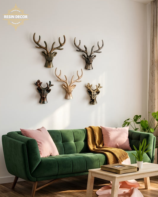 Deer Head Set - Wall Art Set