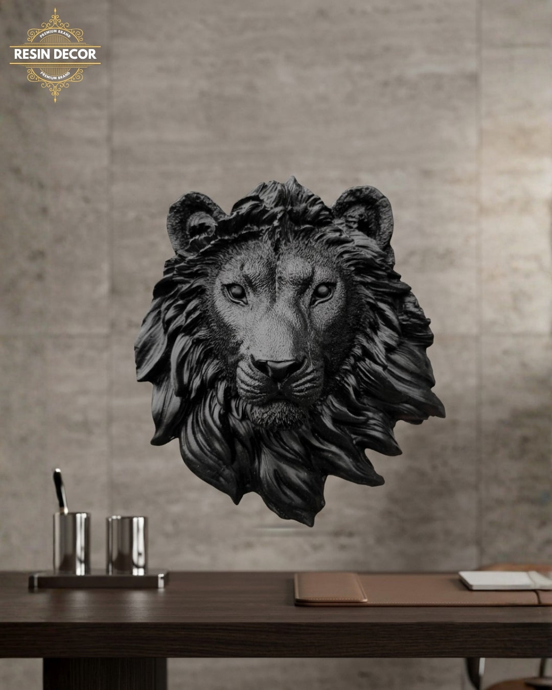 Lion Face Wall Mount