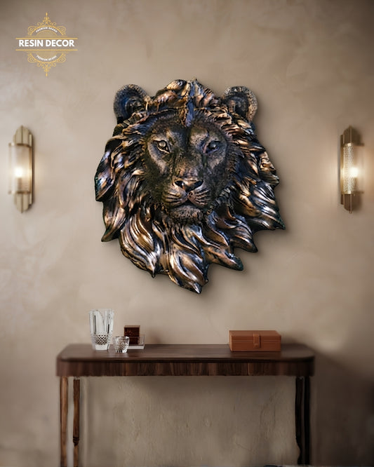Lion Face Wall Mount