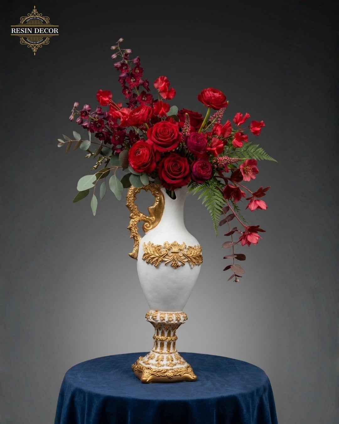 Royal Vase White & Gold Luxury Decor