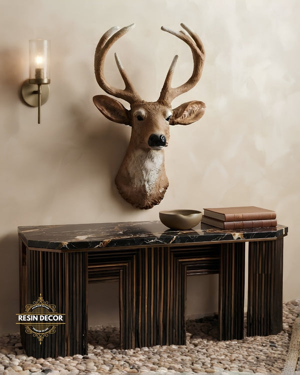 Deer Head Wall Mount - Large Rustic Home Decor
