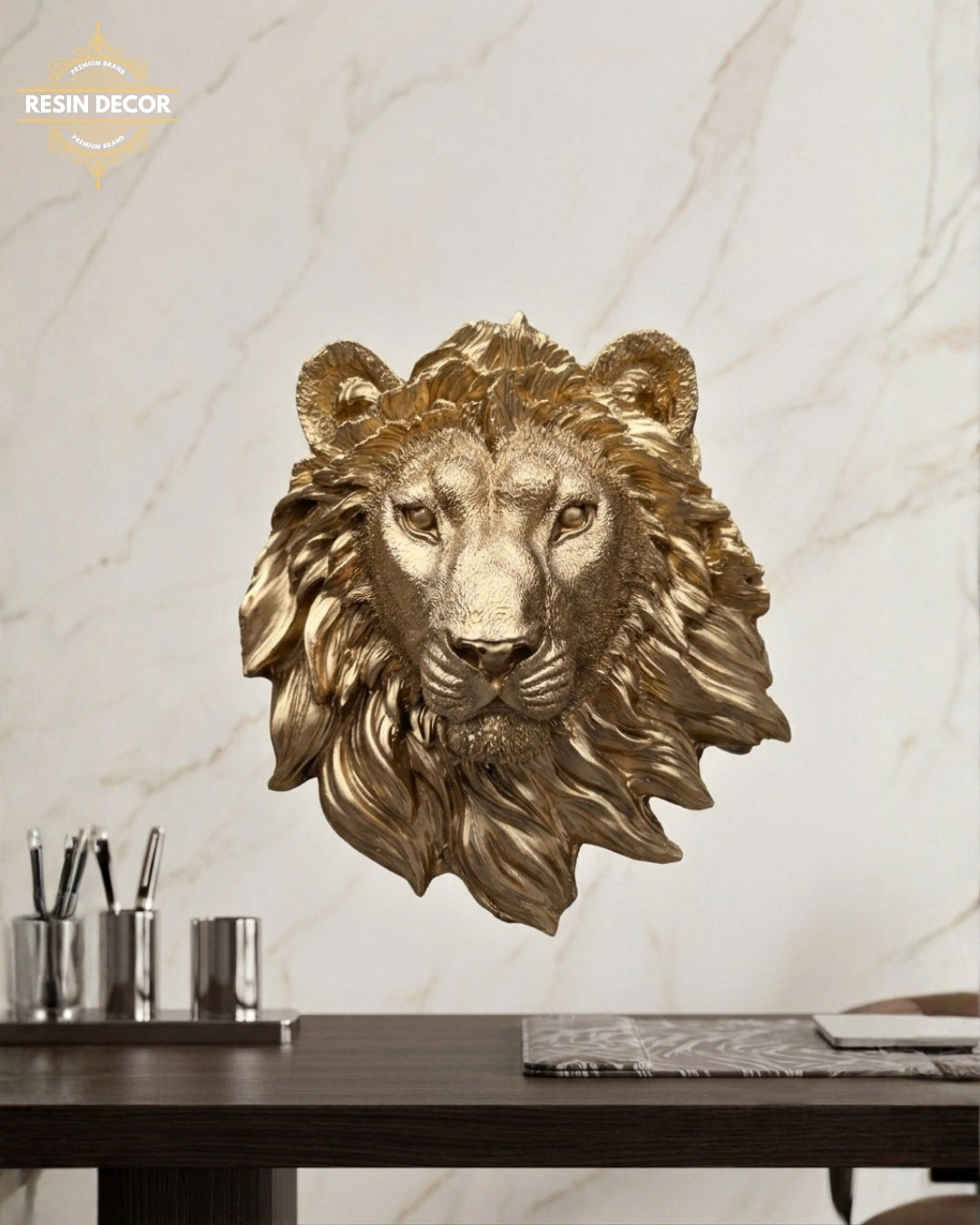Lion Face Wall Mount