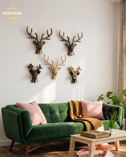 Deer Head Set - Wall Art Set