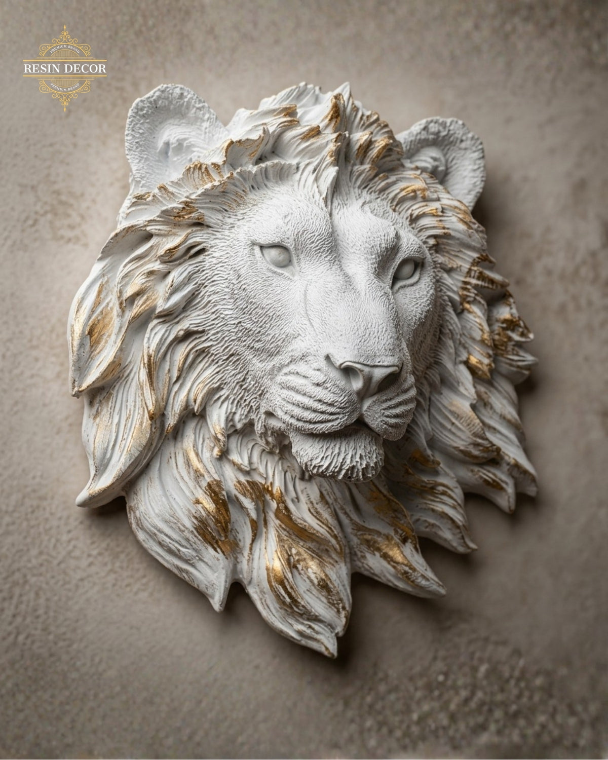 Lion Face Wall Mount